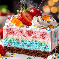 Pool Party Ice Cream Cake