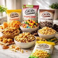 Pop Culture Popcorn with 6 Mixes