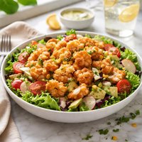Popcorn Shrimp Salad