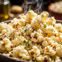Popcorn with Parmesan and Pecorino