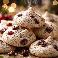 Poppy Seed Currant Kisses