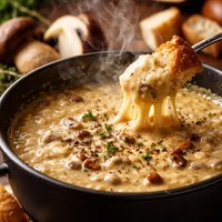 Porcini Swiss Fondue