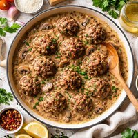 Porcupines in Mushroom Sauce