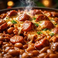 Pork and Beans and Hot Dog Casserole