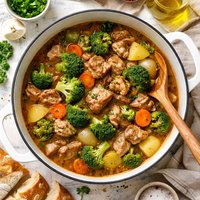 Pork and Broccoli Stew