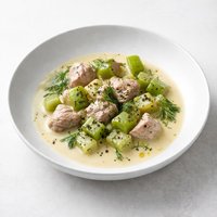 Pork and Celery Avgolemono