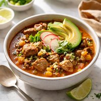 Pork and Hominy Chili or Chicken or Turkey