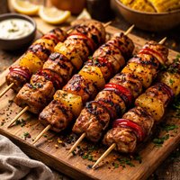 Pork and Pineapple Kebabs