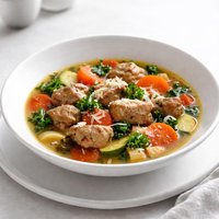 Pork and Tuscan Vegetable Soup
