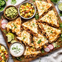 Pork Carnitas Quesadillas with Pineapple Salsa