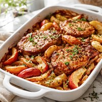 Pork Chop and Apple Bake