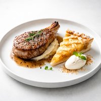 Pork Chop and Pineapple Pie