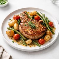 Pork Chop Easy Tasty Dinner in One Pan