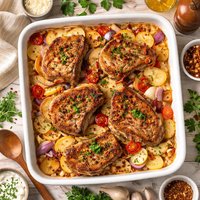 Pork Chop Potato Bake