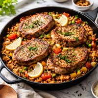 Pork Chop Rice Skillet