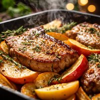 Pork Chops and Apple Bake