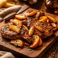 Pork Chops and Apples