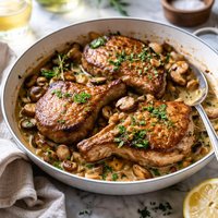 Pork Chops and Mushrooms