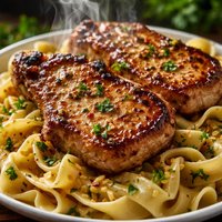 Pork Chops and Noodles
