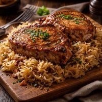 Pork Chops and Sauerkraut