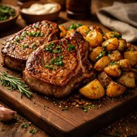 Pork Chops and Taters