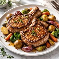 Pork Chops and Veggies