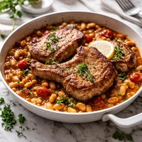 Pork Chops Beans