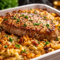 Pork Chops Hash Browns Potato Bake