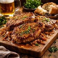 Pork Chops in Brew