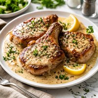 Pork Chops in Mustard Sauce