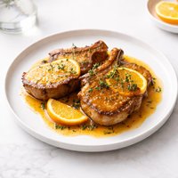 Pork Chops in Orange Sauce