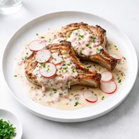 Pork Chops in Radish Sauce