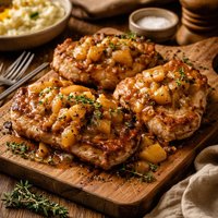 Pork Chops with Apple Gravy Oamc
