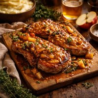 Pork Chops with Cider Sauce
