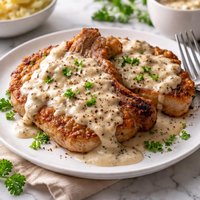 Pork Chops with Country Gravy