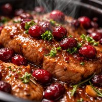 Pork Chops with Cranberries Crock Pot