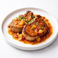 Pork Chops with Sweet and Sour Sauce