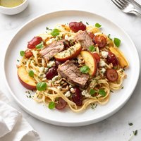 Pork Fruit Pasta