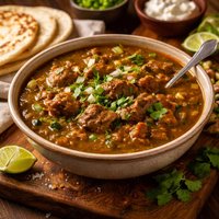 Pork Green Chili Colorado Style
