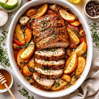 Pork Loin with Apples