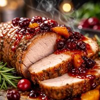 Pork Loin with Fruit Sauce