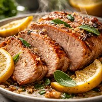 Pork Loin with Lemon and Sage