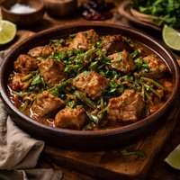 Pork Meat with Verdolagas