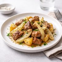 Pork Potato and Fennel Casserole