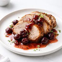 Pork Roast with Cherry Sauce