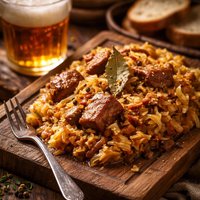 Pork Sauerkraut and Beer