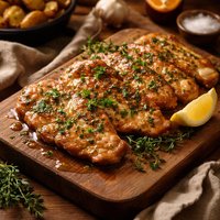 Pork Scaloppine with Herbs