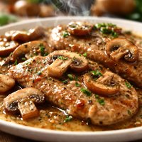 Pork Scaloppini with Mushrooms