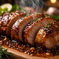 Pork Tenderloin in Bourbon Brown Sugar Marinade