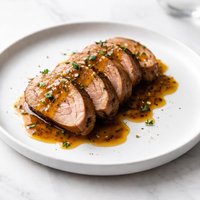 Pork Tenderloin in Bourbon Dijon Glaze